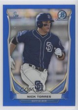 2014 Bowman Draft Chrome Blue Refractor 32/399 Nick Torres #CDP112 6u5