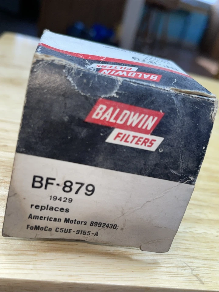 Baldwin BF879 Fuel Filter Ford Mustang 66-73 Mercury Cougar Thunderbird WIX33046 - Image 3 of 4