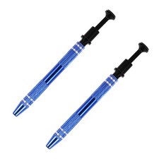 2 Pcs Stainless Steel Jewelry Tweezer Pick Up Tool For Fine Crafts
