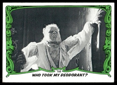 Creature Feature 1980 Monsters Topps Card #58 (NM)