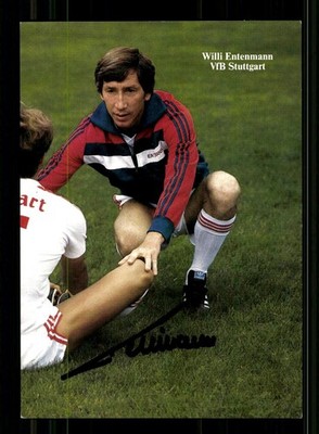 Willi Entenmann Autogrammkarte VfB Stuttgart 1984-85 Original Signiert