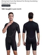 Sea Skin full body black size M adult Neoprene kneepads Scuba Diving Suit