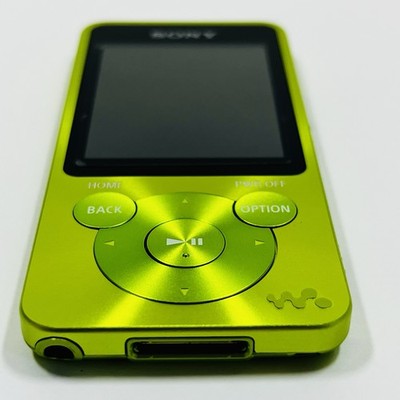 Sony Walkman NW-S14 8GB MP3 Digital Player Metallic Lime Green