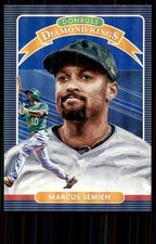 2020 Donruss Holo Blue Marcus Semien Dk #10