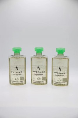 BVLGARI au thé Vert (Green Tea) Shower Gel - 2.5 Fl oz / 75mL Pack Of 3 NEW