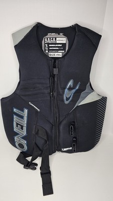 O'Neill Assault USCG Approved Life Jacket Vest Black 2XL Men's Adult