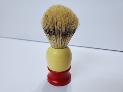 Vintage EVER READY C40 Shaving Brush Natural Bristle Made in USA Sterlized