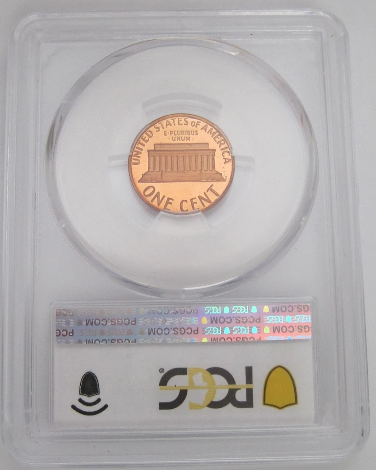 1983-S Lincoln Memorial 1c PCGS PR70RD DEEP CAMEO=Rare & Scarce GOLD SHIELD Slab - Image 2 of 4
