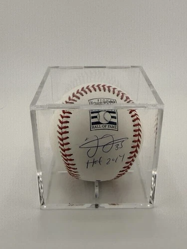 Frank Thomas Signed Hall of Fame Logo Baseball Inscribed "HOF 2014" (Fanatics)