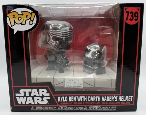 Funko Pop! Star Wars Kylo Ren With Darth Vader's Helmet 739 Bobblehead Disney