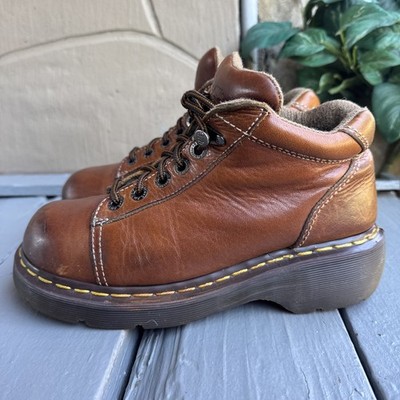Vintage Dr. Martens 8542 Chunky Platform Leather Boots, Women's 8