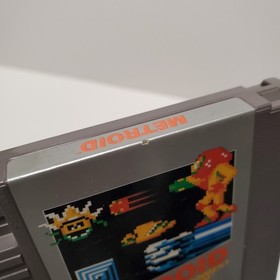 NES Nintendo METROID Game Cartridge 87 1987 Authentic / 3 Screws TESTED WORKING 