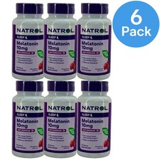 Nature's Truth Melatonin 10mg Gummies Natural Berry 75 Count 6 Pack Exp 10/26