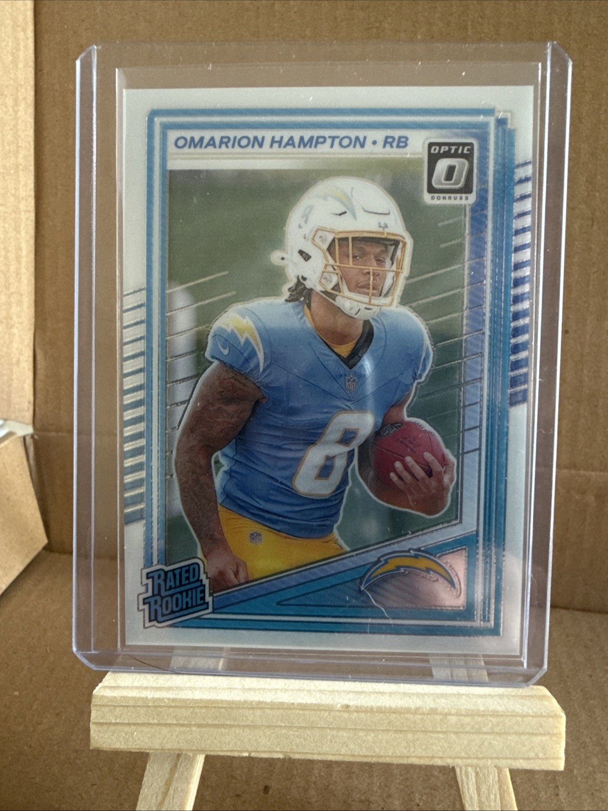 Omarion Hampton Panini Donruss Optic #212 Base