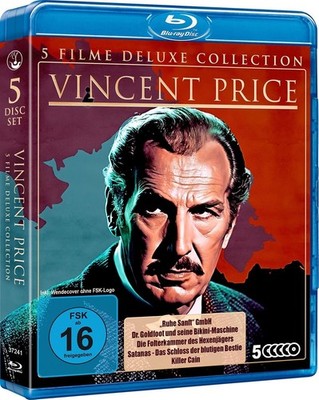 Vincent Price - Deluxe Collection (5 Blu-rays) Blu-ray  *NEU*OVP*