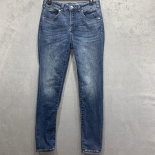 Anthropologie Pilcro and the Letterpress - High-Rise Skinny Jeans Blue Size 29