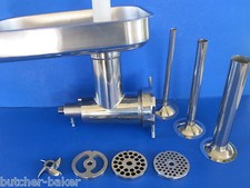  12 Stainless Meat Grinder for Hobart Mixer w/ Sausage Tubes a200 4212 d300 h600