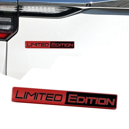 2X Metal Limited Edition Logo Emblem Auto Badge 3D Premium