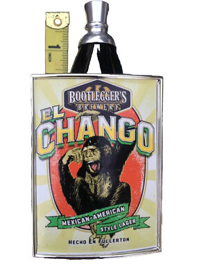 Bootleggers Brewery El Chango Beer Tap Handle