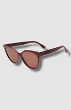  310 Authentic Fendi FE40008U 665 Women's Red Cat Eye Sunglasses 56/17/140