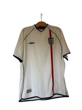 (Size: L) Umbro England Football 2001-2003 Home Shirt Euros