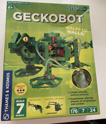 Thames & Kosmos Geckobot Robot Walks Up Walls Experiment Kit - STEM New in Box!