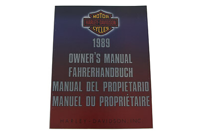 OE Factory Service Manual for 1989 Big Twin International - Part