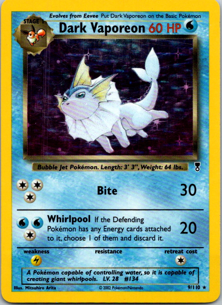 Dark Vaporeon 45/82 Team Rocket for sale | eBay