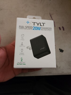 Wall Charger 20W 20 W Fast Charging TYLT WHITE USB-C port Full Speed -fast  ship!