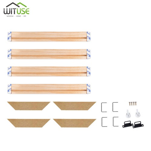 Canvas Stretcher Bars Frames Sturdy Wood Strips Kit Art Paintings Multiple Frame - Picture 5 of 75