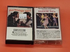 Lot of 2 The Best Of Shakin '50s And Those Wonderful 50s Cassette Tapes