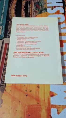 Voss Das Basic-Trainingsbuch zu ATARI 600 XL/ 800 XL (Data Becker 1984) 8-bit go - Bild 2 von 2