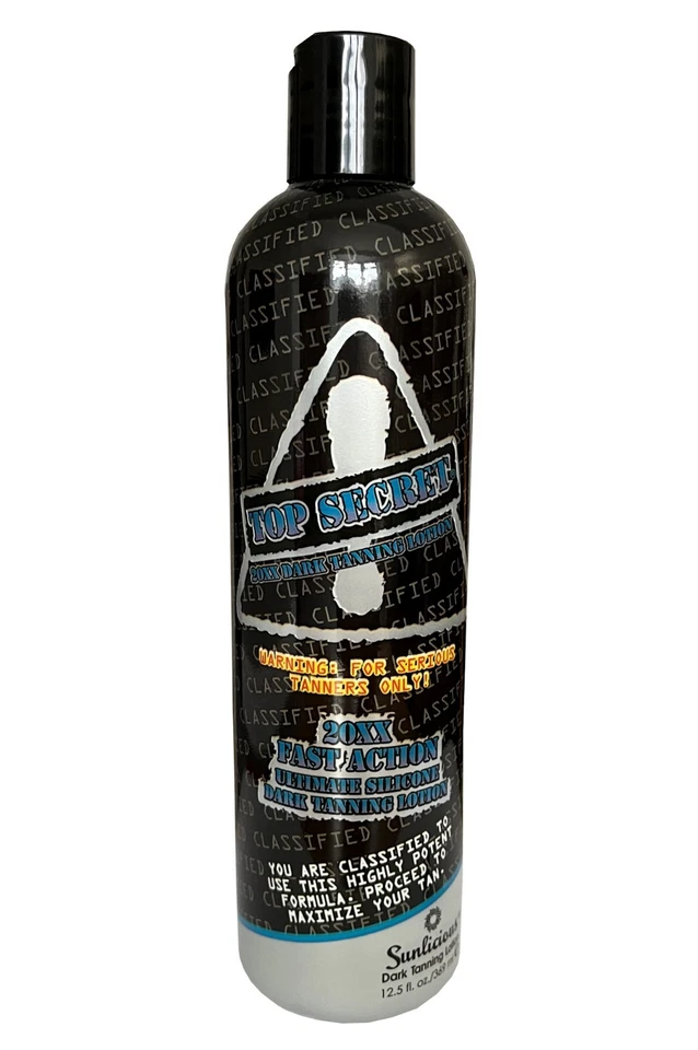 Synergy Tan TOP SECRET Ultimate Silicone Dark Tanning Lotion 369ml Fast Dispatch