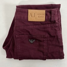 AJ Armani Jeans Womens Dahlia J18MN Slim Ankle Jeans Size 10 Measured JEAD9