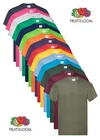 Fruit of the Loom Lightweight Cotton Summer Budget Tee Shirt T-Shirt S-5XL