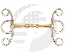 Elevator Bit German Silver Lozenge Mouthpiece Snaffle Jumping Horse Show Bit