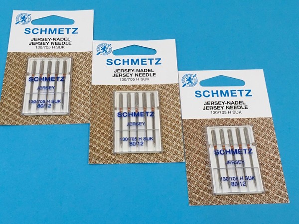 15 Schmetz Jersey Nadeln StäRke 80 NäHmaschinen Nadel Suk-image