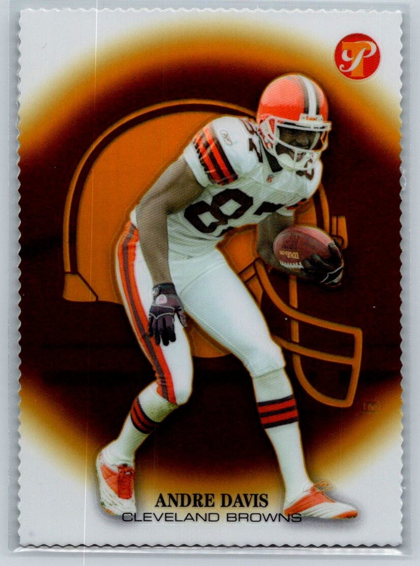 ANDRE DAVIS~ 2002 GOLD RC REFRACTOR (#/79) Topps Pristine (BROWNS) ~LOOK!