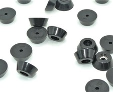 3/4 x 5/16 D X H Rubber Feet for Furniture Chairs Bookshelves Cabinets