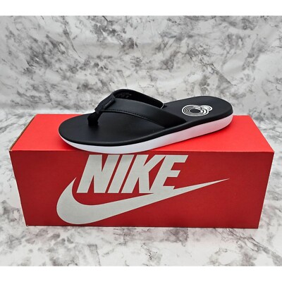 Nike Bella Kai Black Women's Thong Slides Size