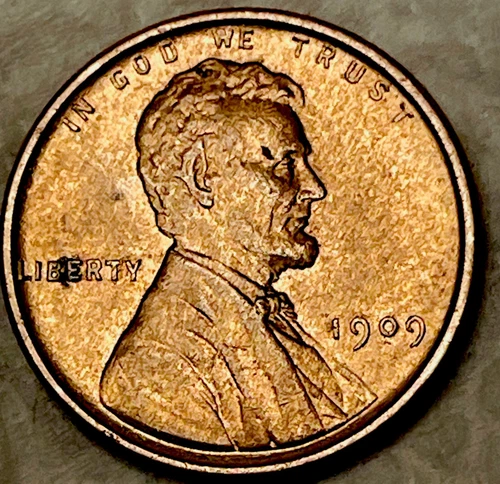 1909 VDB Lincoln Wheat Cent Penny VG-F "Actual Coin Pictured"