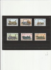 Vietnam   "  6 Historische Lokomotiven  "  Gestempelt X-X-1-X-X
