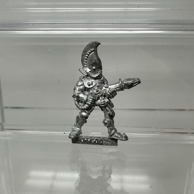 Vintage Warhammer 40K Eldar Fire Dragon Figure Meltagun Citadel Metal B