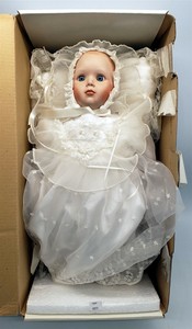 danbury mint christening doll
