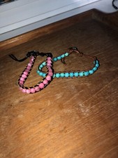 Couples Bracelets Distance Bracelet for Girlfriend Boyfriend, 2 Piece Set