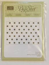 Stampin Up OH MY STARS Embossing folder Retired NEW
