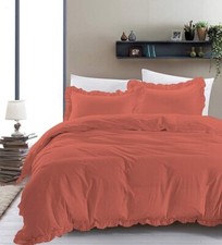 Luxury Soft Ruffle Layer Duvet Set, Elegant Duvet Cover With 2 Pillow cover