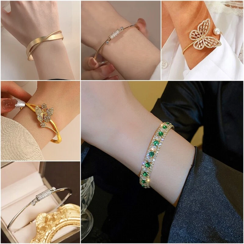 Gold wristlet deals for ladies