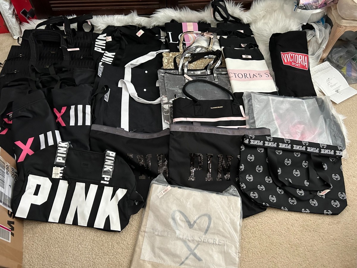 NEW VICTORIA'S SECRET LOT 32 WHOLESALE, GIFT PINK &VS FREE 15 BAG