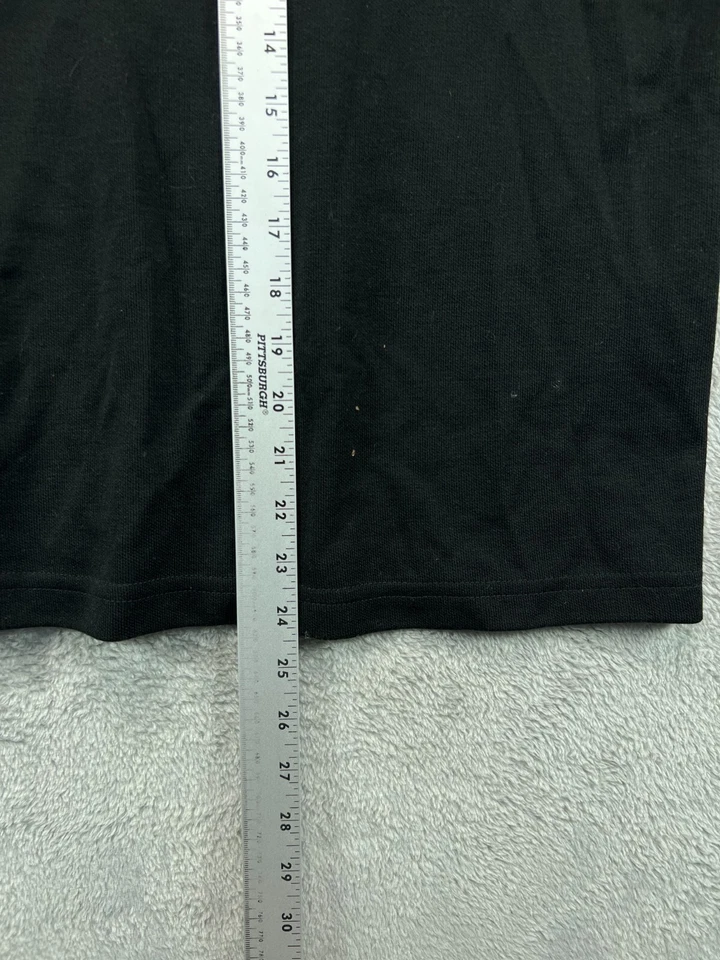 Blusa cardigã suéter Cathy Daniels feminina pequena preta dourada acabamento manga longa - Imagem 3 de 4